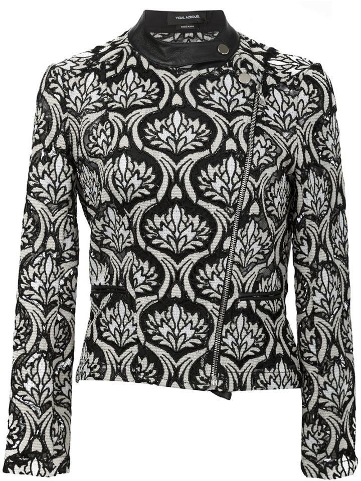 Yigal Azrouel Multi Jewel Print Jacket
