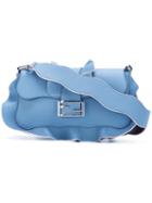 Fendi 'baguette' Shoulder Bag, Women's, Blue, Leather
