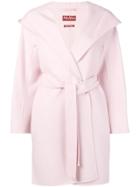 Max Mara Studio Euforia Robe Coat - Pink