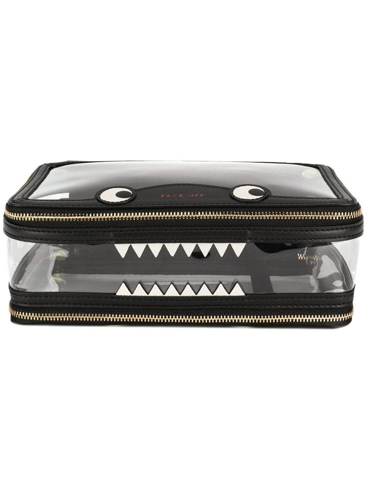 Anya Hindmarch Inflight Monster Makeup Bag - Black
