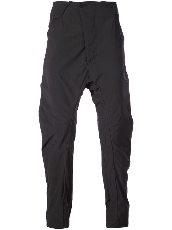 11 By Boris Bidjan Saberi Gathered Leg Trousers - Black