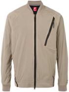 Nike Nike Sportswear Tech Hypermesh Varsity Jacket - Brown