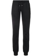 Mcq Alexander Mcqueen Swallow Patch Track Pants - Black