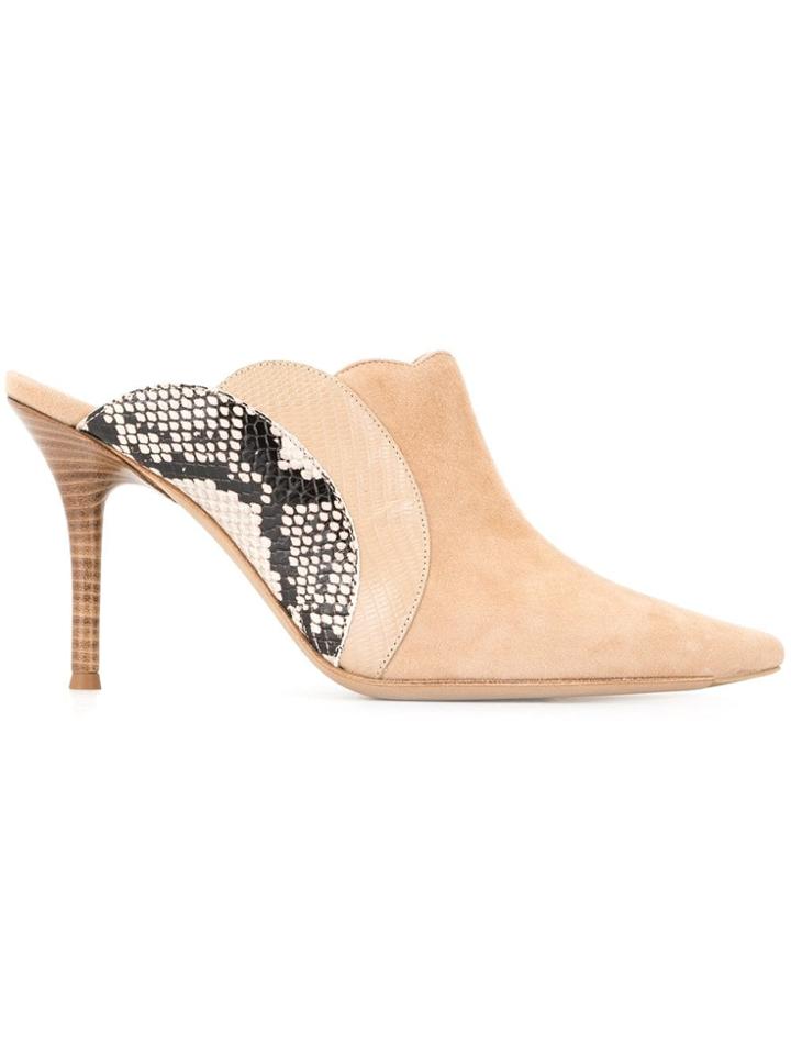 Chloé Lauren Mules - Brown