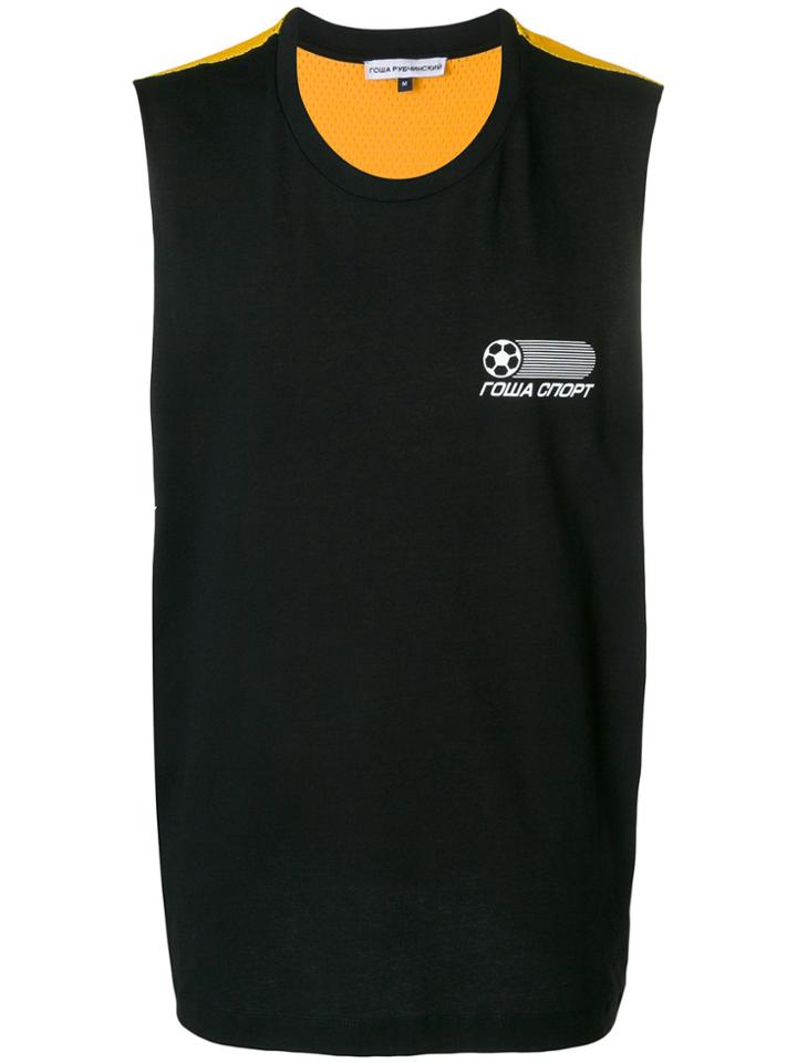 Gosha Rubchinskiy Front Logo T-shirt - Black
