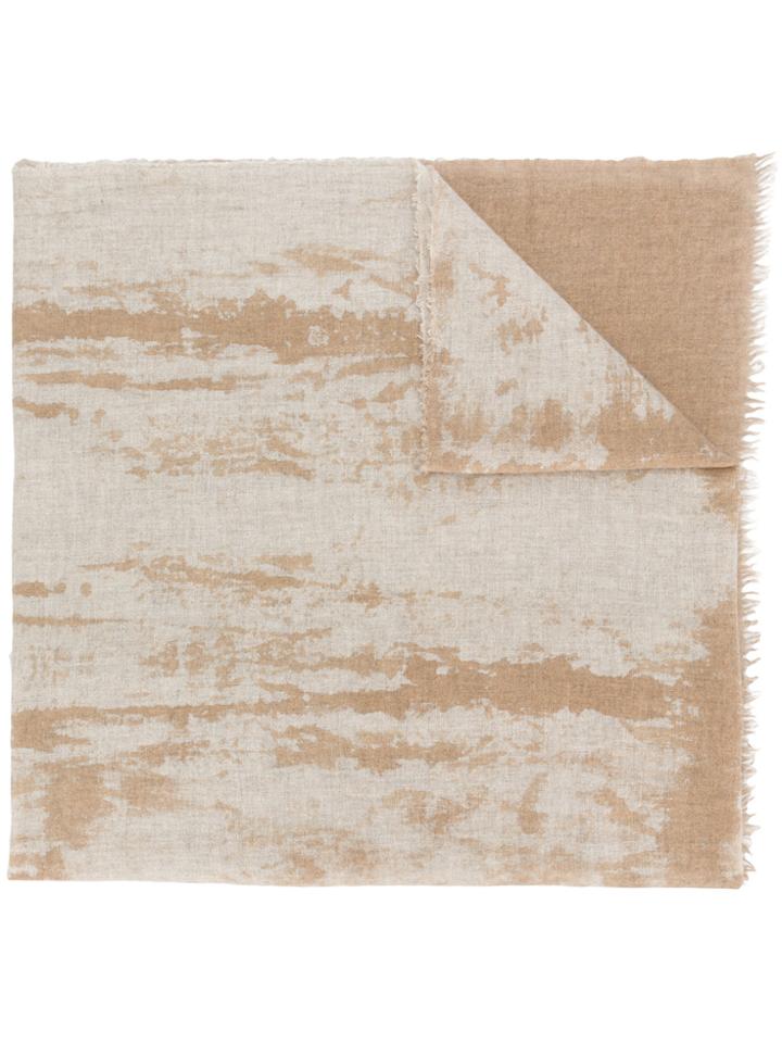 Fabiana Filippi Printed Scarf - Brown