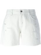 Twin-set Embellished Denim Shorts