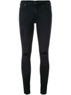 Nobody Denim Geo Skinny Jeans, Women's, Size: 32, Black, Cotton/polyester/spandex/elastane
