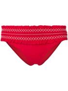 Tory Burch Ruffled Bikini Bottoms - Red