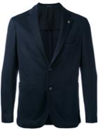 Tagliatore - Classic Blazer - Men - Polyester/spandex/elastane/cupro/viscose - 50, Blue, Polyester/spandex/elastane/cupro/viscose