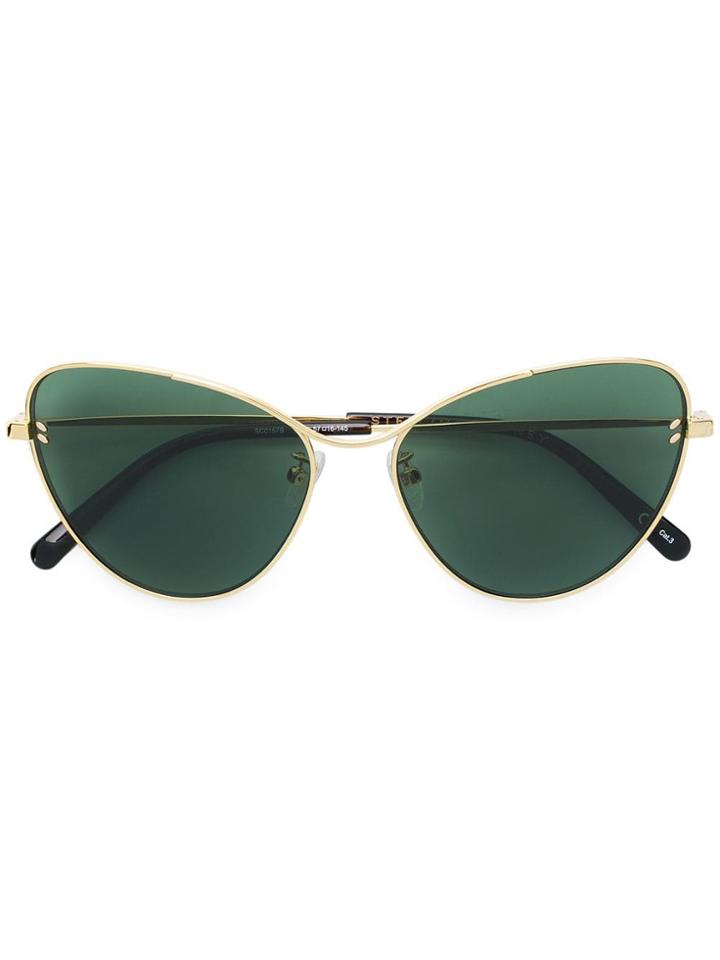Stella Mccartney Eyewear Cat Eye Frame Sunglasses - Green