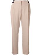 Iris Von Arnim Tailored Cropped Trousers - Brown