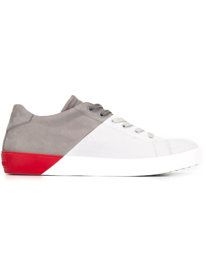 Leather Crown Block Colour Sneakers
