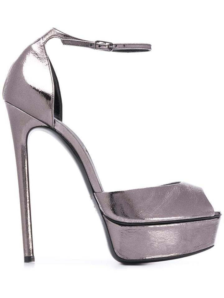 Casadei Heeled Sandals - Silver