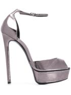 Casadei Heeled Sandals - Silver