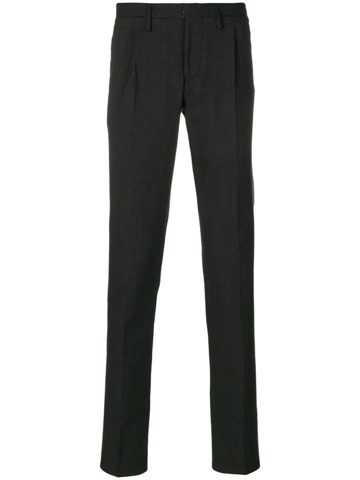 Incotex Slim Fit Tailored Trousers - Grey