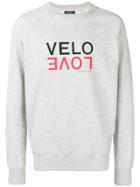 Ron Dorff Velo Love Print Sweatshirt - Grey