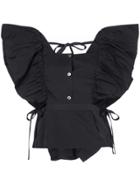 Rosie Assoulin Blow Pop Top - Black