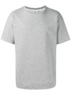 Closed Crew Neck T-shirt, Men's, Size: Medium, Grey, Cotton/polyester