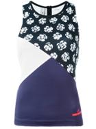 Adidas By Stella Mccartney Run Printed Tank Top - Black