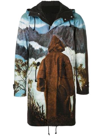 John Undercover Sky Printed Coat - Multicolour