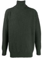 Katharine Hamnett London Loose-fit Turtleneck Jumper - Green