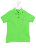 Stone Island Junior - Logo Patch Polo Shirt - Kids - Cotton - 2 Yrs, Green