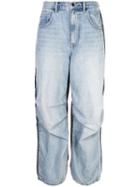 Alexander Wang Contrast Boyfriend Jeans - Blue