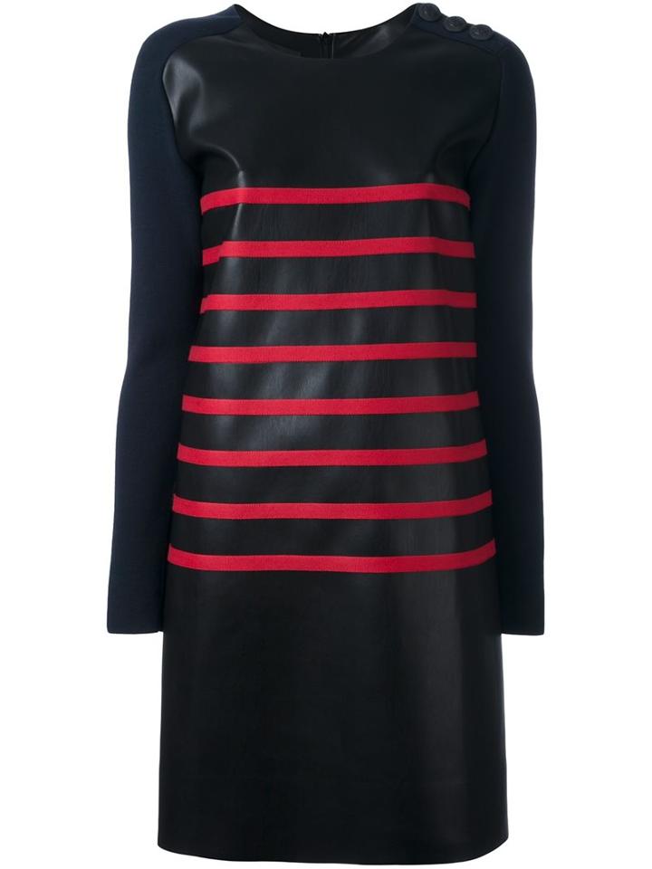 Cédric Charlier Two-tone Striped Dress