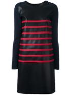 Cédric Charlier Two-tone Striped Dress