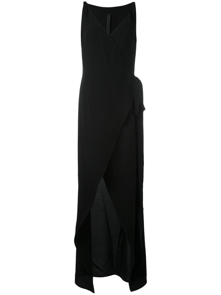 Gareth Pugh - Wrap Gown - Women - Polyester - 44, Black, Polyester