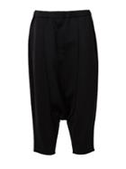 Digawel Drop-crotch Pants, Men's, Size: 1, Black, Polyester/polyurethane/cupro