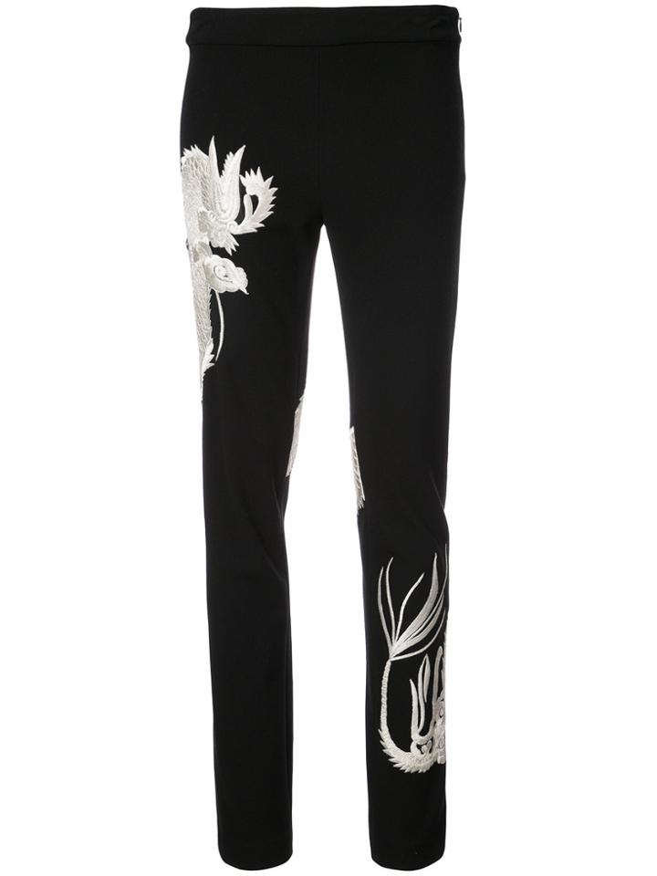 Natori Embroidered Dragon Trousers - Black