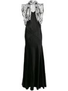 Maison Margiela Foiled Gilet Gown - Black