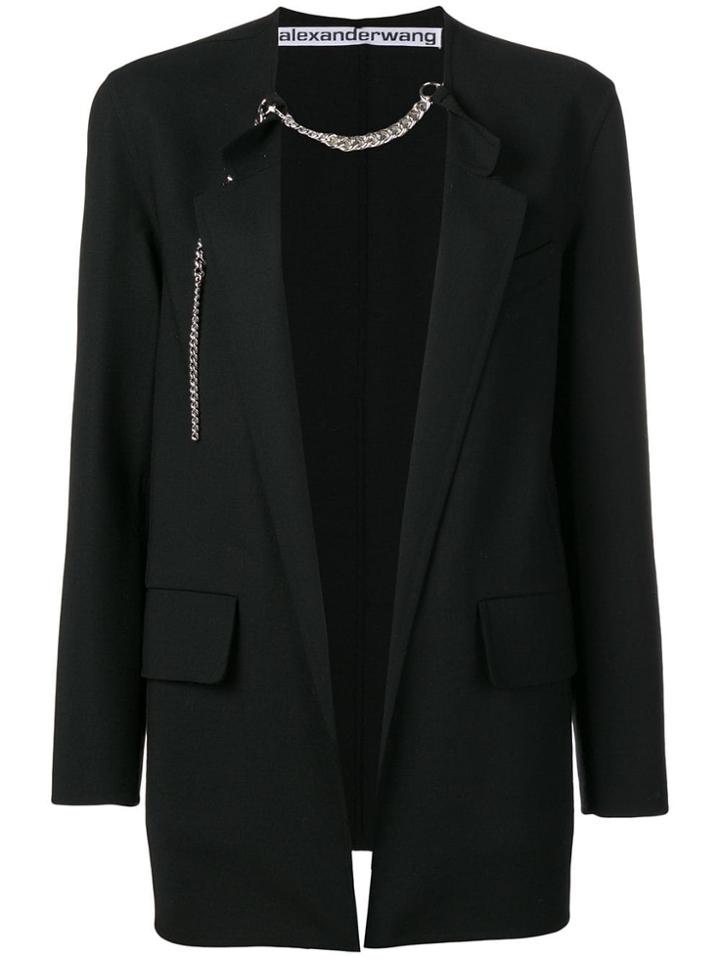 Alexander Wang Chain-trim Blazer - Black