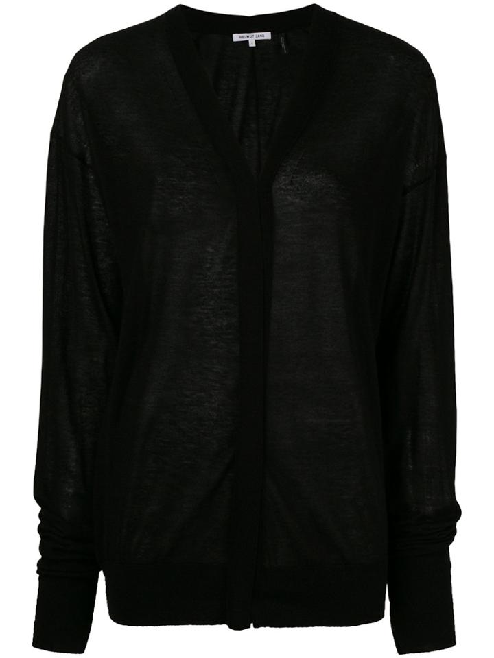 Helmut Lang V-neck Cardigan - Black