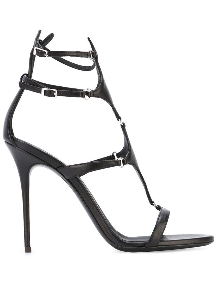 Giuseppe Zanotti Design Darlene Sandals, Women's, Size: 37.5, Black, Leather