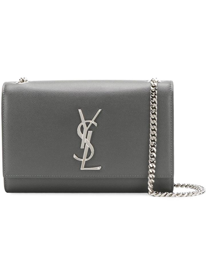 Saint Laurent Saint Laurent 469390bow0n Storm Leather/fur/exotic