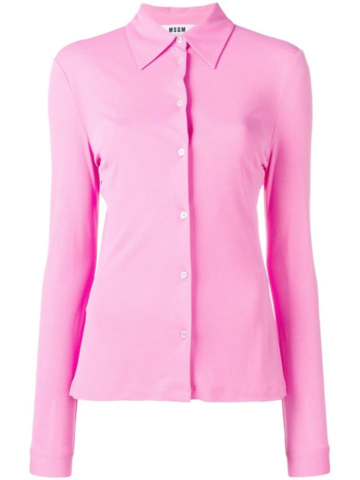Msgm Button-up Shirt - Pink