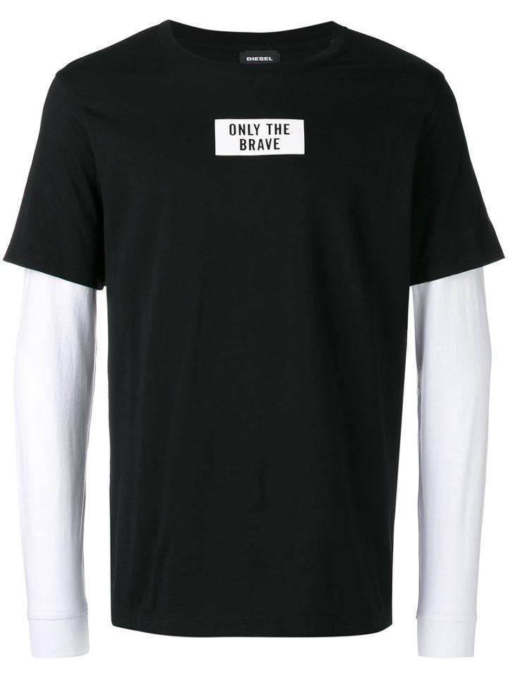 Diesel Only The Brave T-shirt, Men's, Size: Medium, Black, Cotton