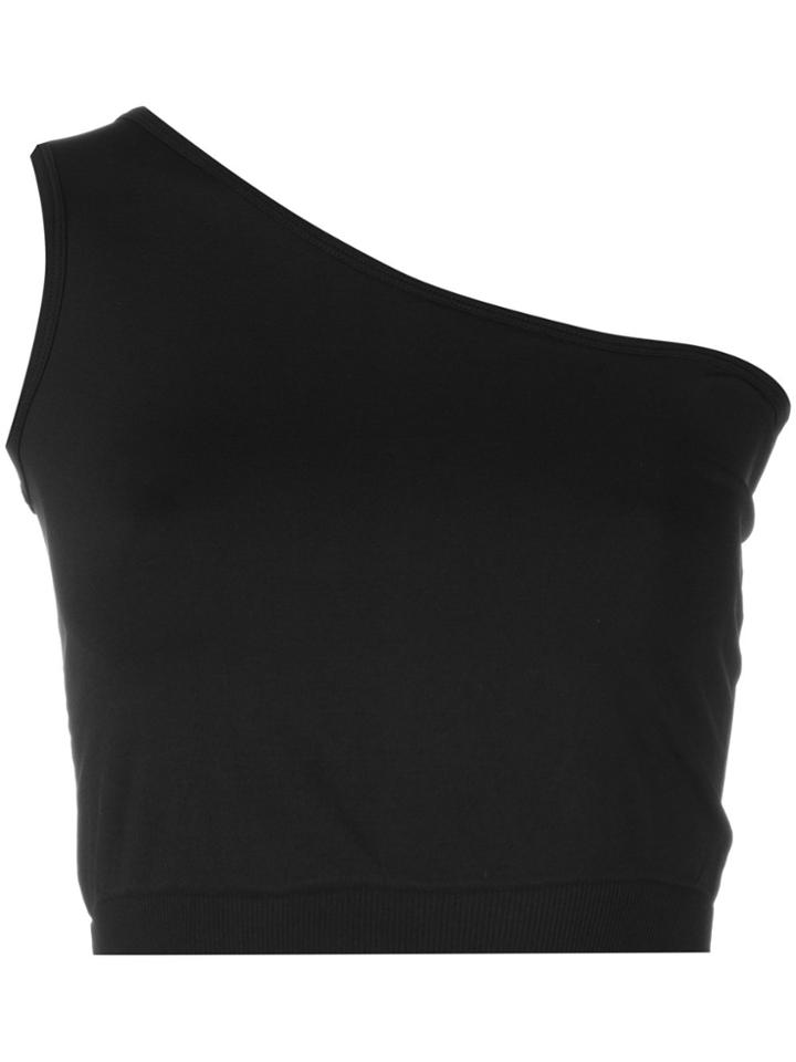 Helmut Lang Seamless Asymmetric Top - Black