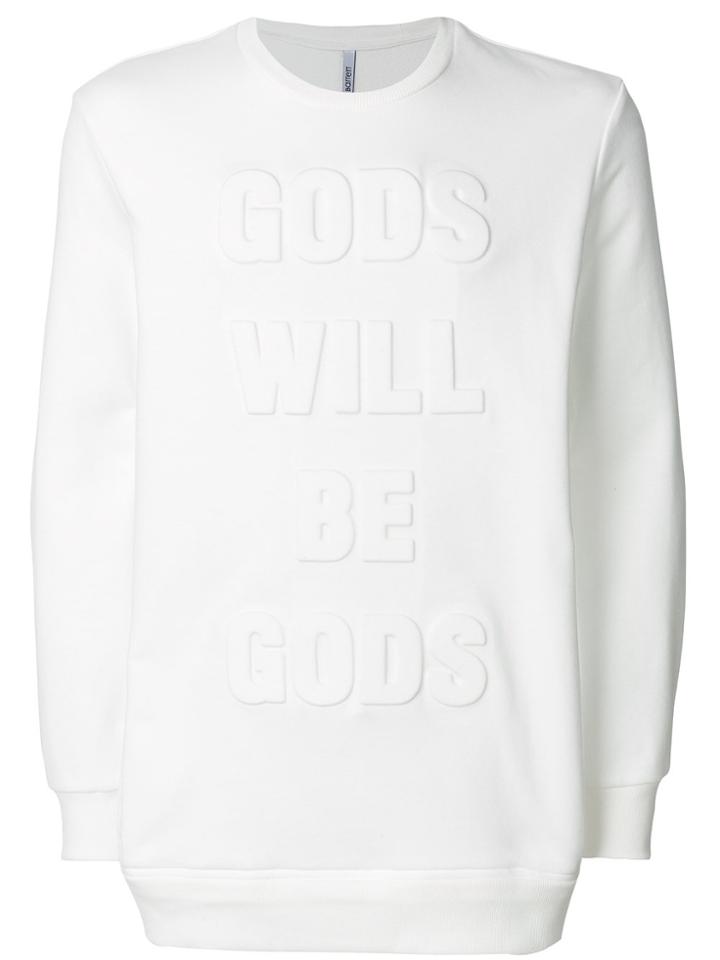 Neil Barrett Slim Long Sweatshirt - White