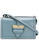 Loewe - Triangle Lock Cross Body Bag - Women - Calf Leather - One Size, Blue, Calf Leather