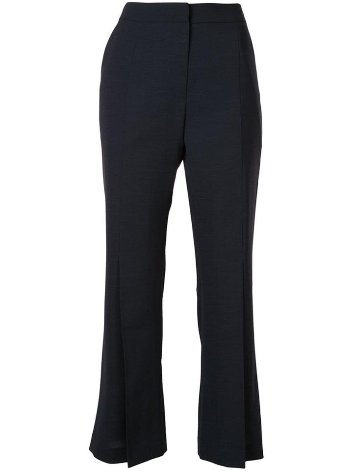 Goen.j Front Pleated Trousers - Black