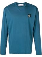 Stone Island Logo Tee - Blue