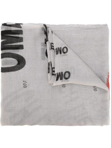 Faliero Sarti 'i Love You' Print Scarf