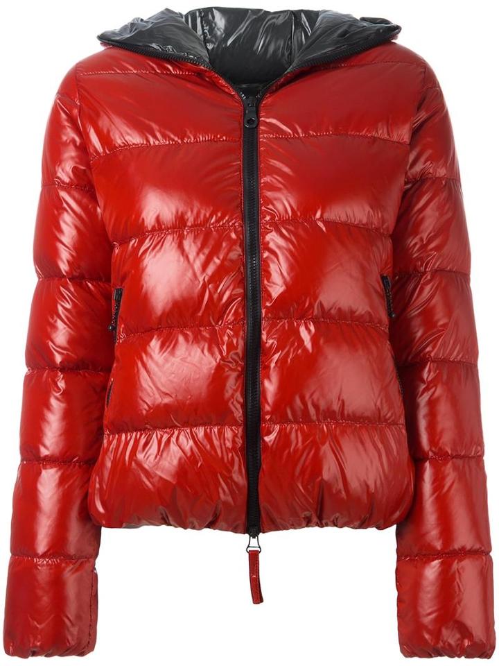 Duvetica 'thia' Jacket, Women's, Size: 38, Red, Polyamide/feather Down