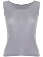Pleats Please By Issey Miyake Pleated Tank Top - Grey