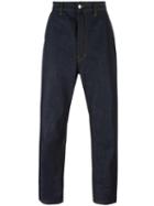 Ami Alexandre Mattiussi Carrot Fit Jeans, Men's, Size: 33, Blue, Cotton