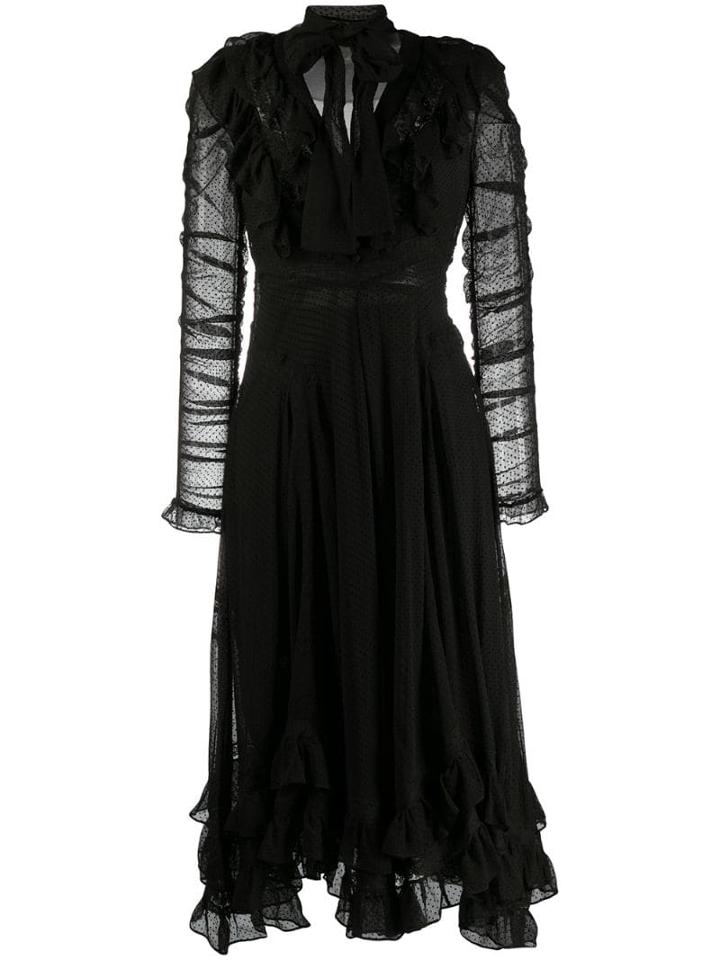 Zimmermann Sabotage Lace Dress - Black
